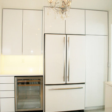 Modern Kitchen pantry elevation