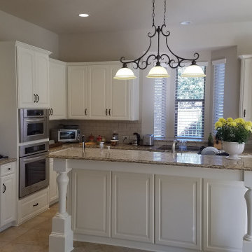 Modern Kitchen Remodel Done in an Ivory Color