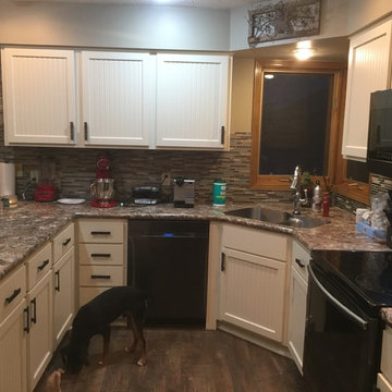 Modern Kitchen Remodel Done With Cabinet Refacing in Maple
