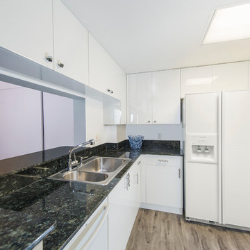 Modern Kitchen Update Done In a Level Acrylic White Door