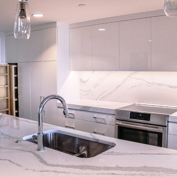 Modern Kitchen Update Done in Acrylic White