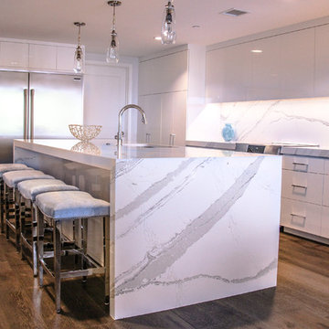 Modern Kitchen Update Done in Acrylic White
