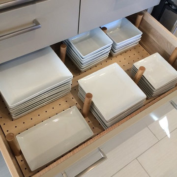 Modern kitchen with lots of storage
