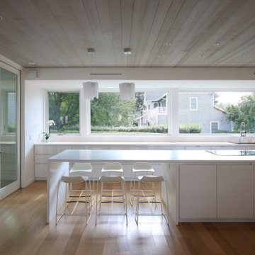Modern Kitchen with Oversized Island