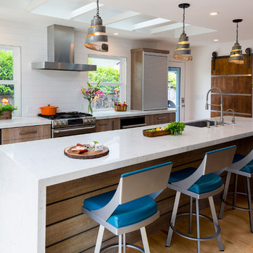 Modern Meets Industrial Chic - An Aptos Modern Ranch Style Remodel