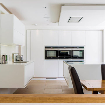 Modern Minimal White Kitchen