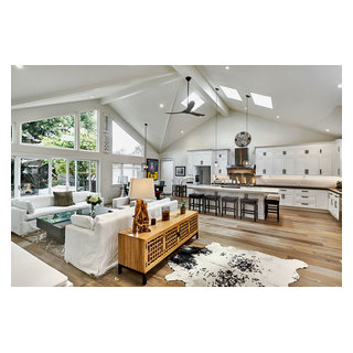 Modern Open Floor Plan House in Willow Glen - Modern - Kitchen - San ...
