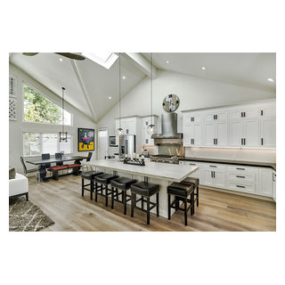 Modern Open Floor Plan House in Willow Glen - Moderno - Cocina - San ...