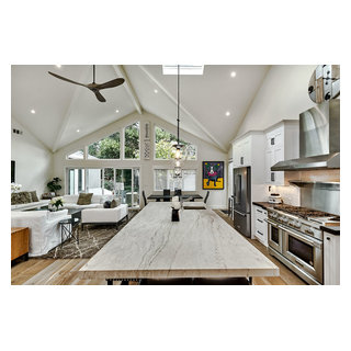 Modern Open Floor Plan House in Willow Glen - Modern - Kitchen - San ...