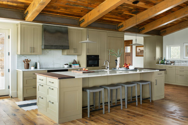 Rustic Kitchen by Terra Firma Custom Homes