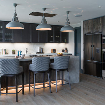 Modern, Rustic Industrial Kitchen