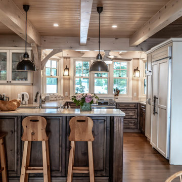 Modern Rustic Island Kitchen