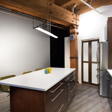 Modern-Rustic Loft Kitchen Remodel
