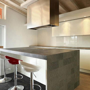 Modern slate kitchen
