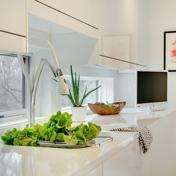 Modern Sophisticate - Kitchen & Living Room