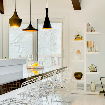 Modern Sophisticate - Kitchen & Living Room