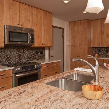 Modern transformation of a bland subdivision kitchen