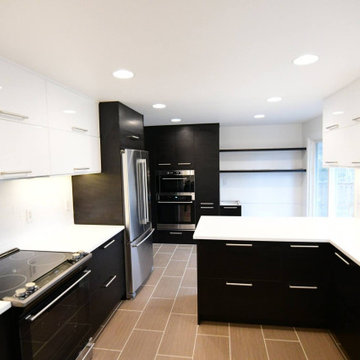 Modern Tuxedo Kitchen