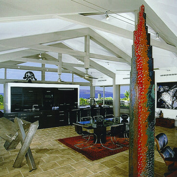 Modern Wailea Maui home for a notable Seattle architect.