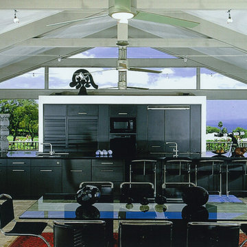 Modern Wailea Maui home for a notable Seattle architect.