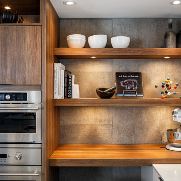 Modern White Kitchen by Astro Design. Ottawa