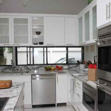 Modern White Kitchen in La Grange