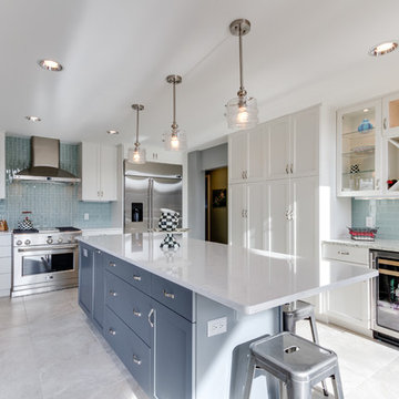 Modern White Kitchen Remodel Arnold, MD