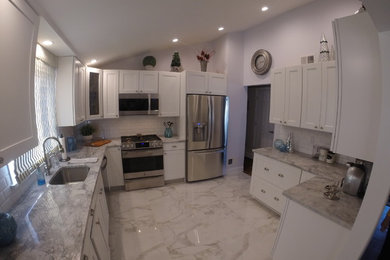 Modern White Kitchen with French Influence!