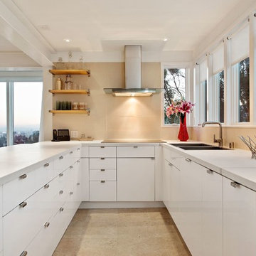 Modern White Kitchen