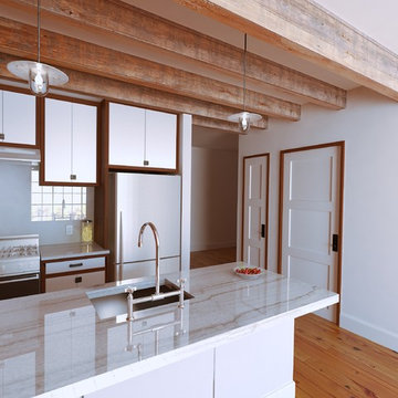 Modern Williamsburg Industrial Loft - Open Kitchen