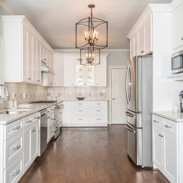 Modernized Classic White Kitchen