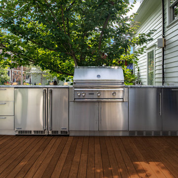 Modest Outdoor Kitchen