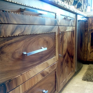 Tropical kitchen appliance - Inspiration for a tropical kitchen remodel in Hawaii