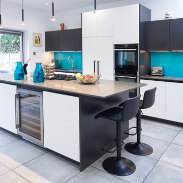 Monochrome kitchen and many shades of grey