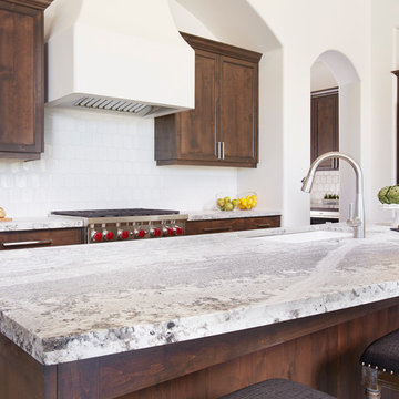 Monte Cristo Satin Granite Kitchen Island Countertop