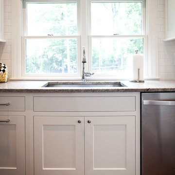 Montgomery Kitchen Remodel in White and Gray Color Scheme