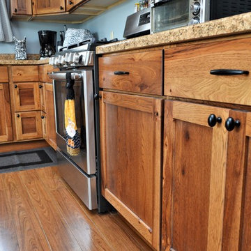 Monticello, IN. Haas Signature Collection. Rustic Hickory Kitchen