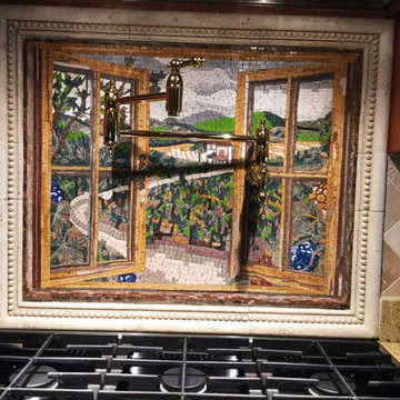 Mosaic Patterns, Window View I Mozaico