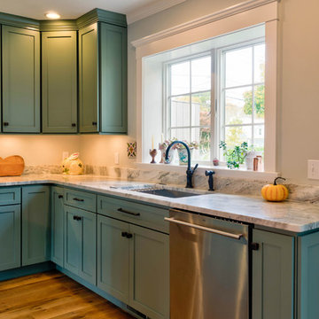 Moss Green Kitchen Cabinet - Photos & Ideas | Houzz