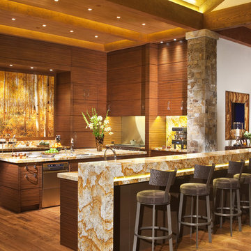 Mountain Contemporary Kitchen