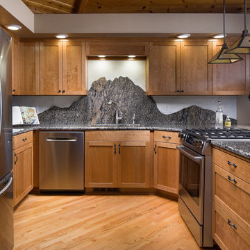 Mountain Craftsman Kitchen
