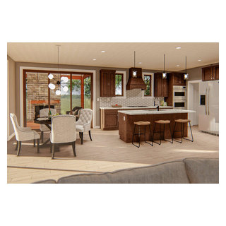 Mountain House Plan 963 00352 Rustic Kitchen Atlanta By America