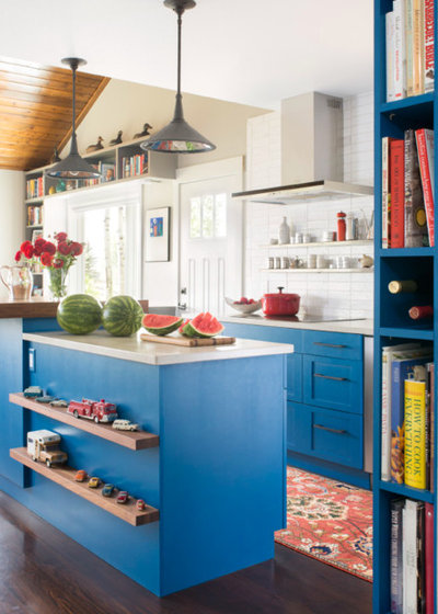 Transitional Kitchen by Red Pepper Design & Cabinetry