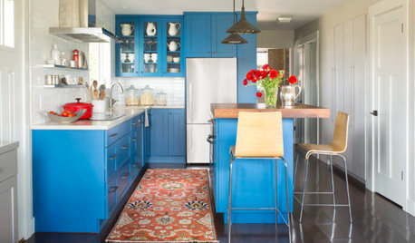 Kitchen of the Week: High-Altitude Kitchen Bursting With Blue