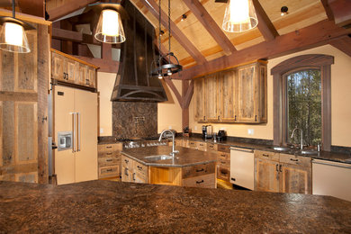 Kitchen - traditional kitchen idea in Denver