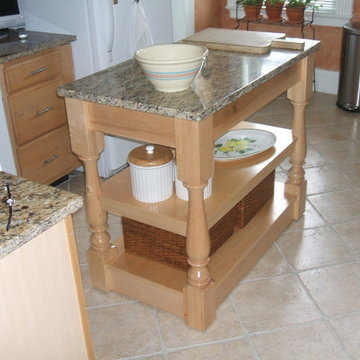 Movable Kitchen Island cabinet