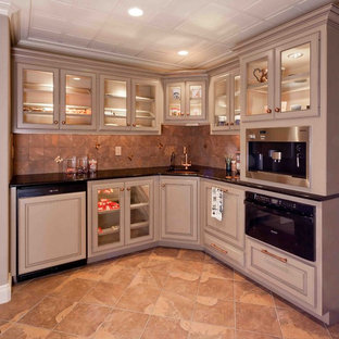 Transitional kitchen inspiration - Transitional kitchen photo in Other