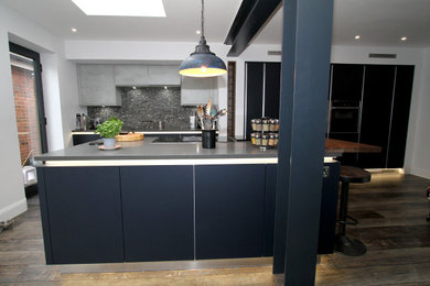 This is an example of a modern kitchen in Other.
