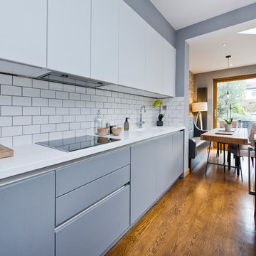 Ms JS | Two Tone Contemporary Kitchen in Acton