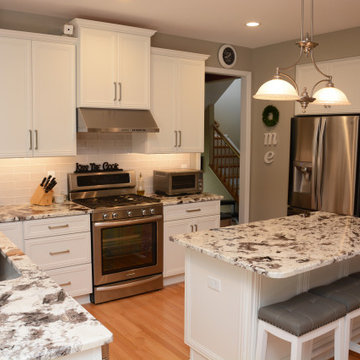 Mt. Airy, MD White Kitchen Remodel